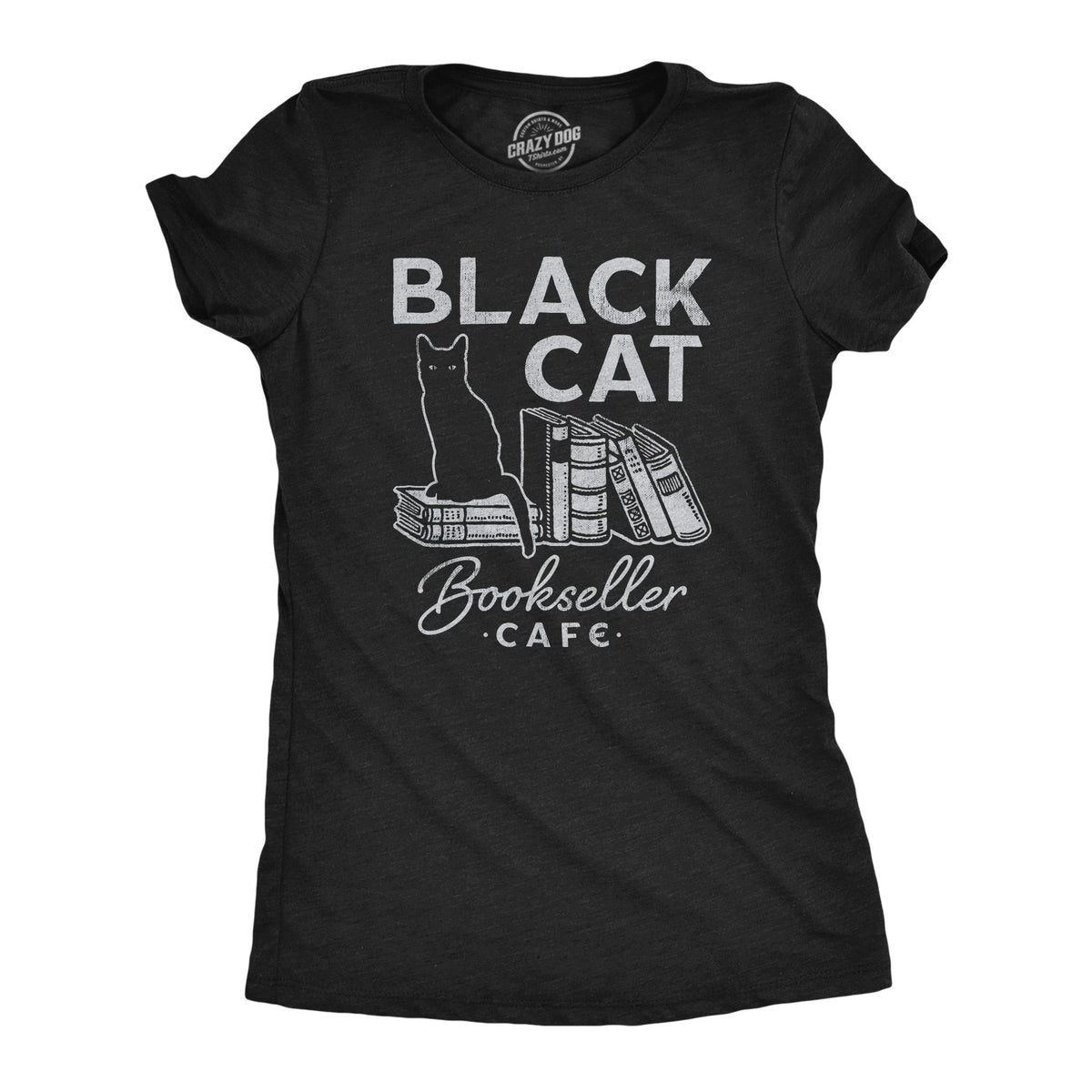 Black Cat Bookseller Cafe Women's T Shirt product image 1