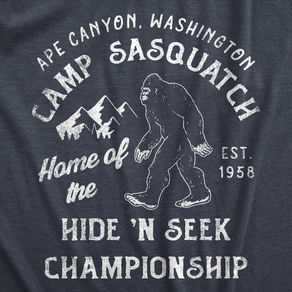 Camp Sasquatch Home Of The Hide And Seek Championship Men's product image 2