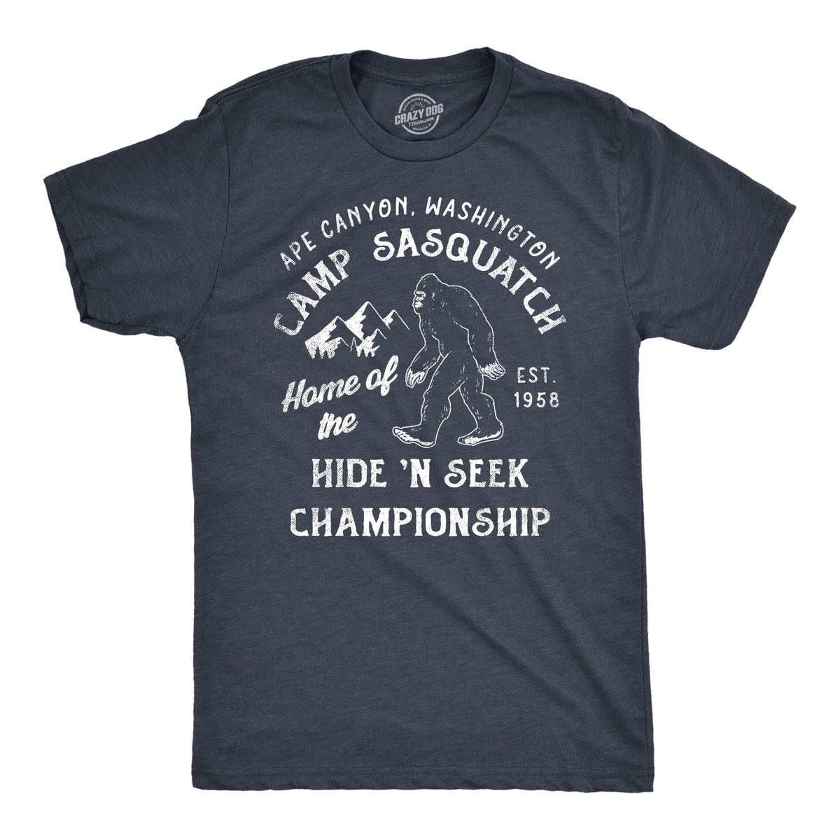 Camp Sasquatch Home Of The Hide And Seek Championship Men's product image 1