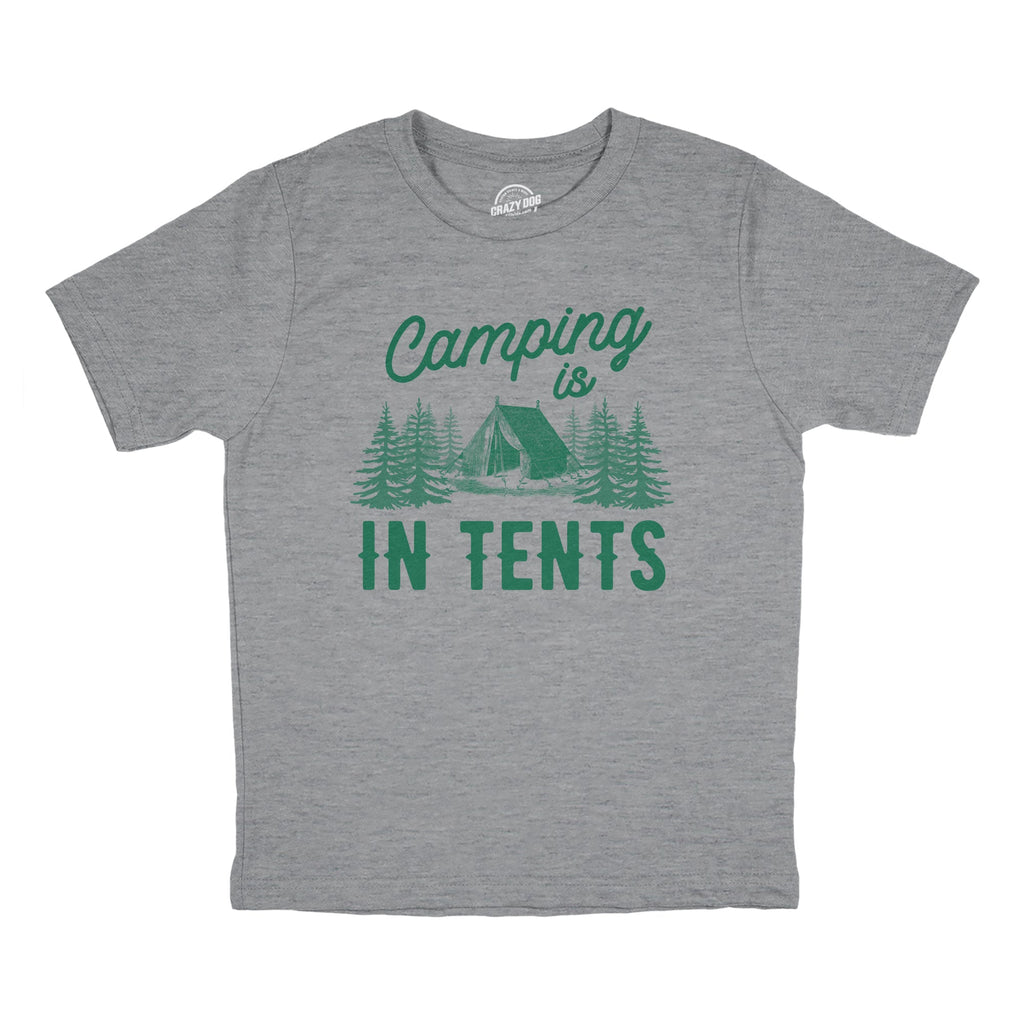 Camping Is In Tents Youth T Shirt product image 1