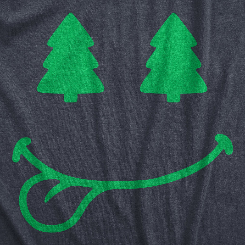 Christmas Tree Eyes Smile Men's T Shirt product image 2
