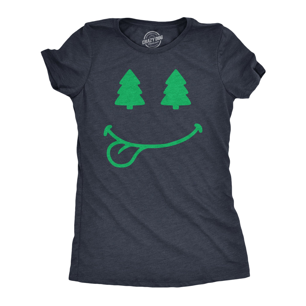 Christmas Tree Eyes Smile Women's T Shirt product image 1