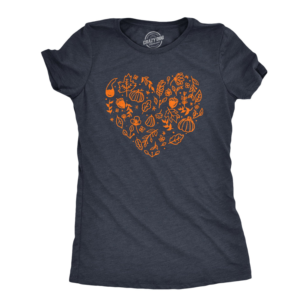Fall Season Heart Women's T Shirt product image 1