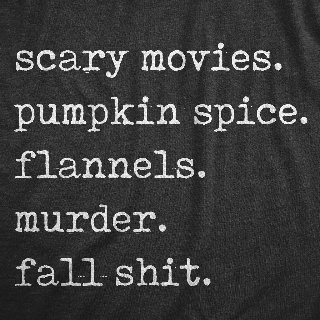 Scary Movies Pumpkin Spice Flannels Murder Fall Shit Men's product image 2