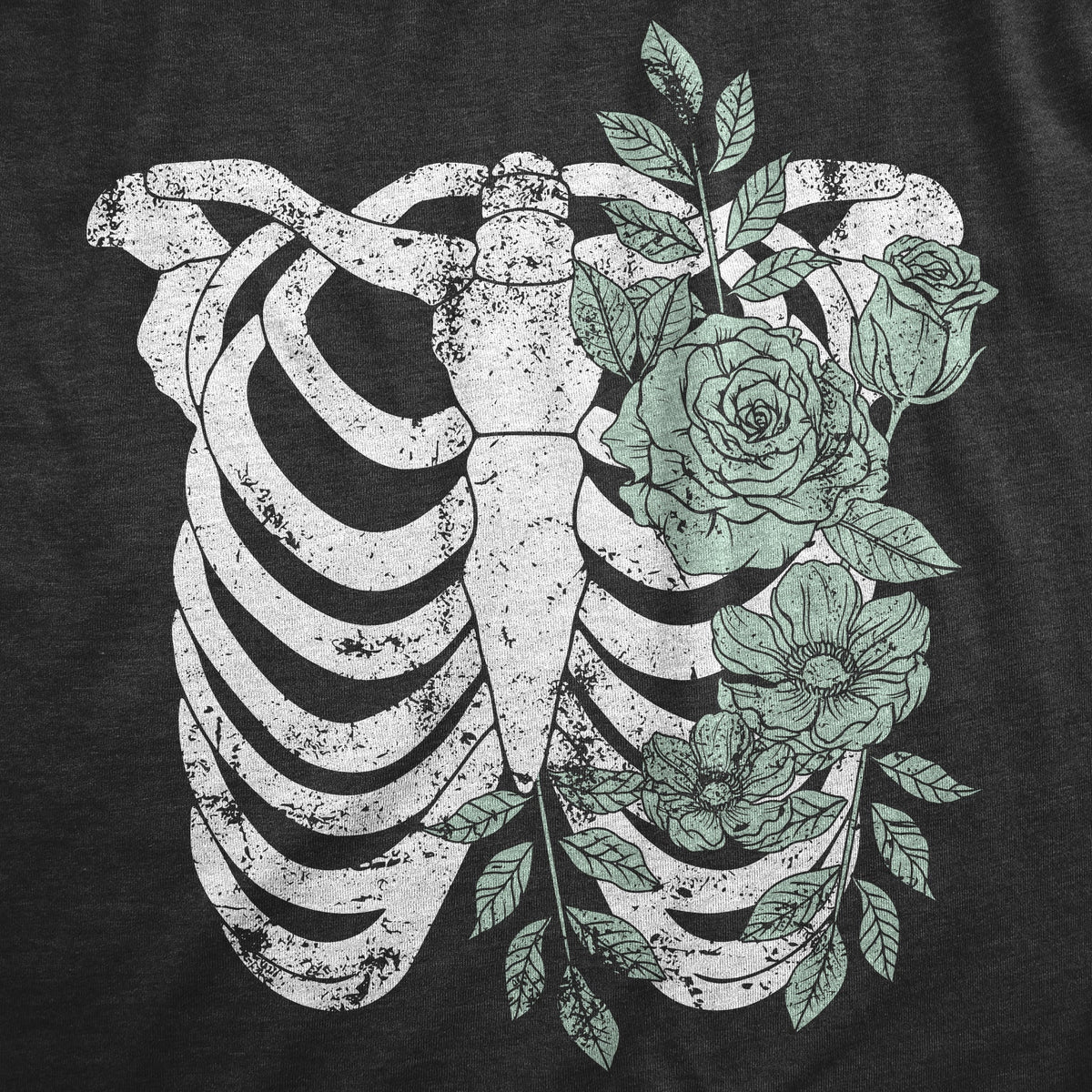 Floral Ribcage Women's T Shirt product image 2