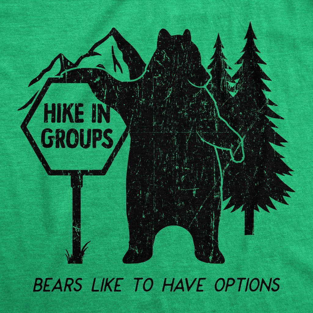 Hike In Groups Bears Like To Have Options Men's T Shirt product image 3