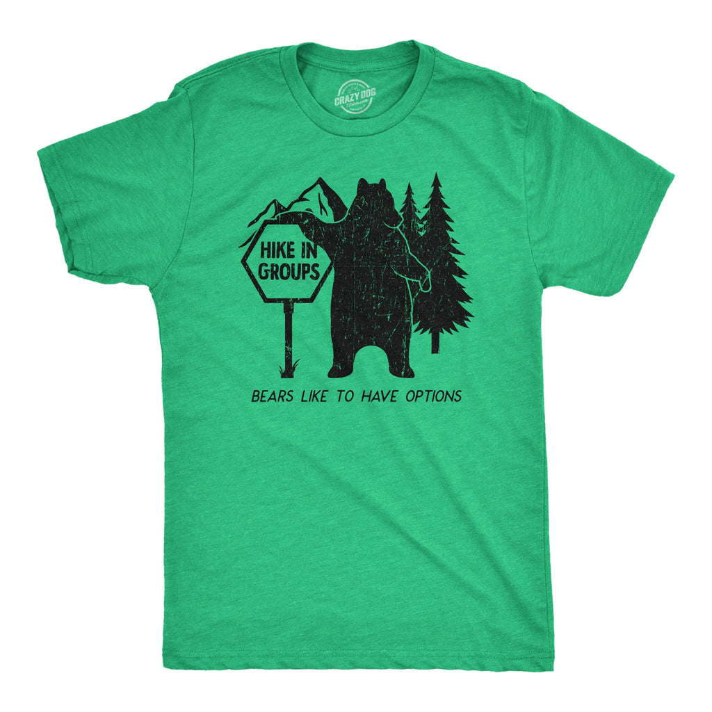 Hike In Groups Bears Like To Have Options Men's T Shirt product image 2