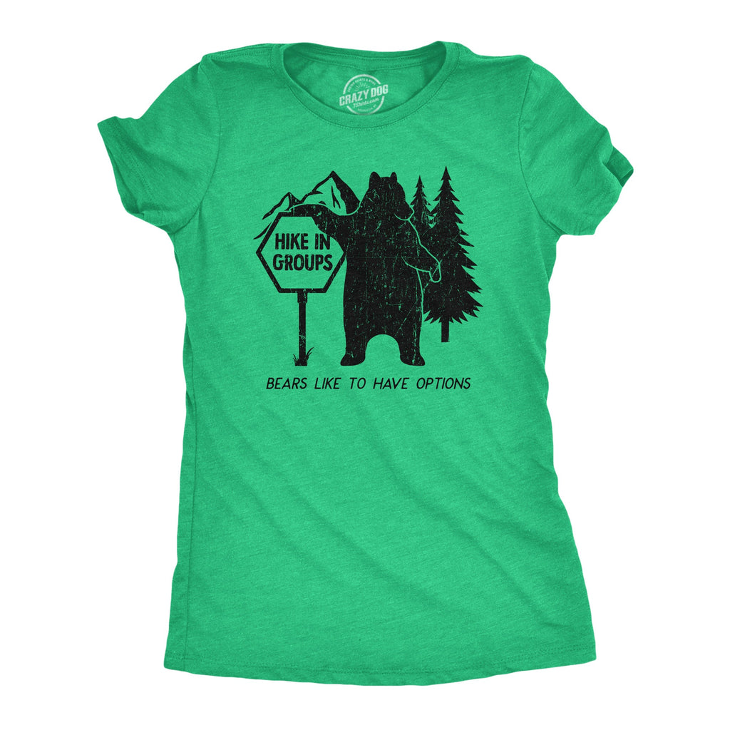 Hike In Groups Bears Like To Have Options Women's T Shirt product image 2