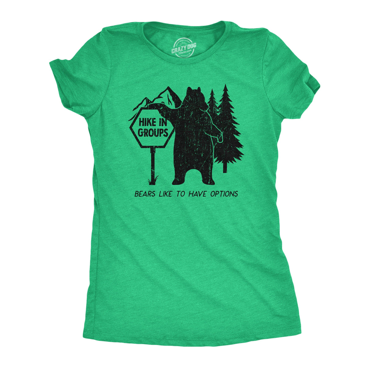 Hike In Groups Bears Like To Have Options Women's T Shirt product image 2