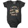 I Hope I Dont Puma Pants Baby Bodysuit product image 1