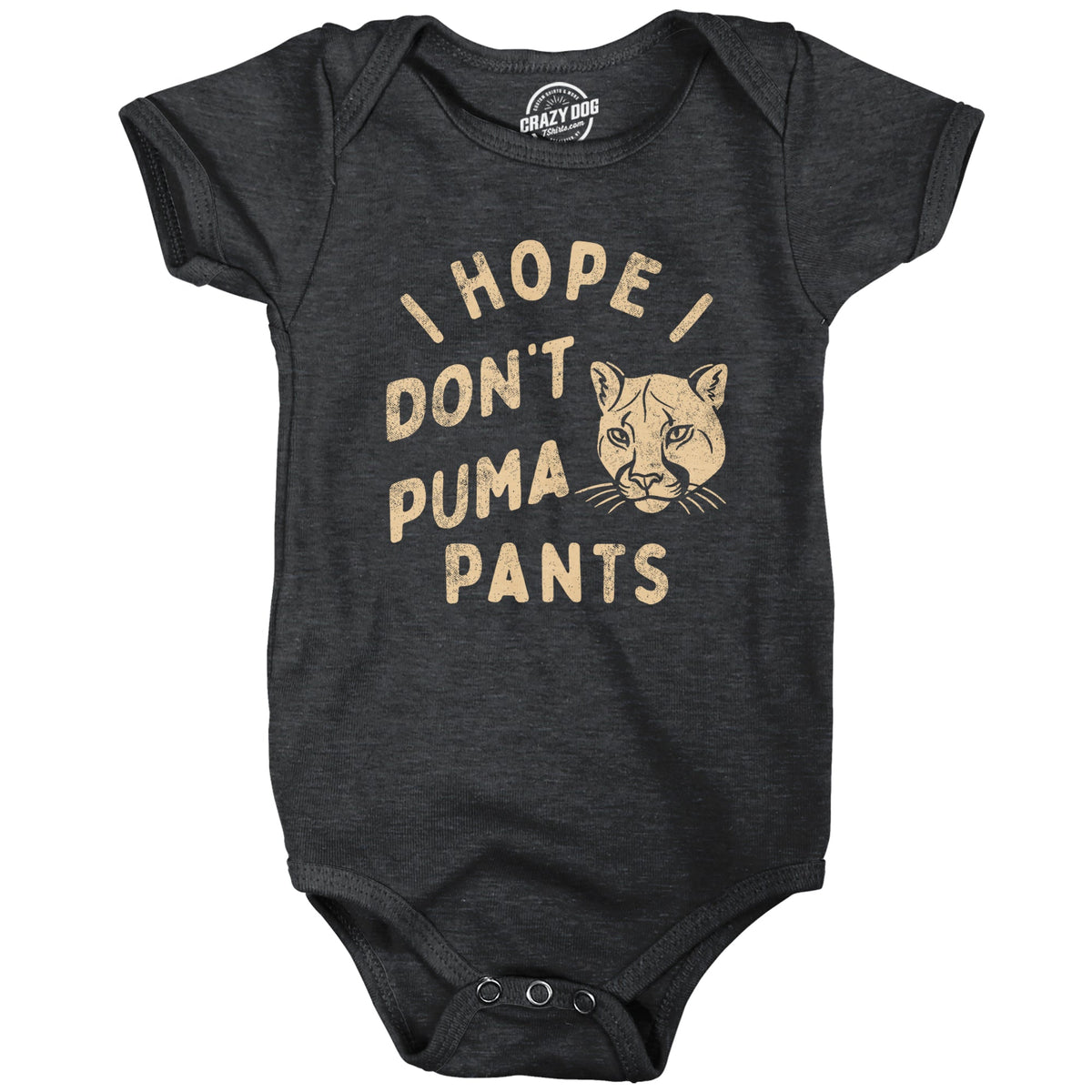 I Hope I Dont Puma Pants Baby Bodysuit product image 1