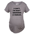 I Cant Im Busy Growing A Human Maternity T Shirt product image 1
