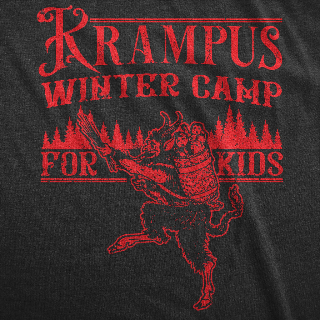 Krampus Winter Camp For Kids Women's T Shirt product image 2