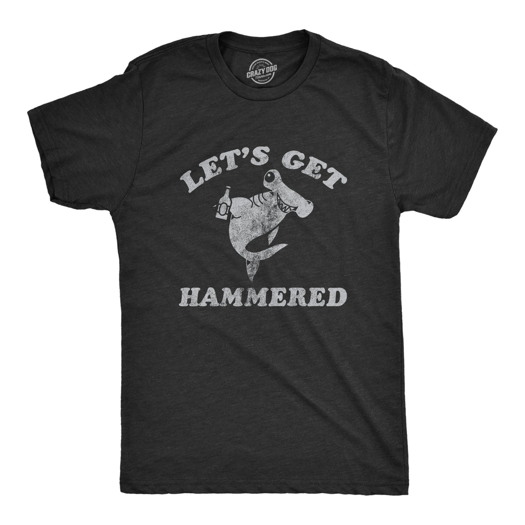 Lets Get Hammered Shark Men's T Shirt product image 1