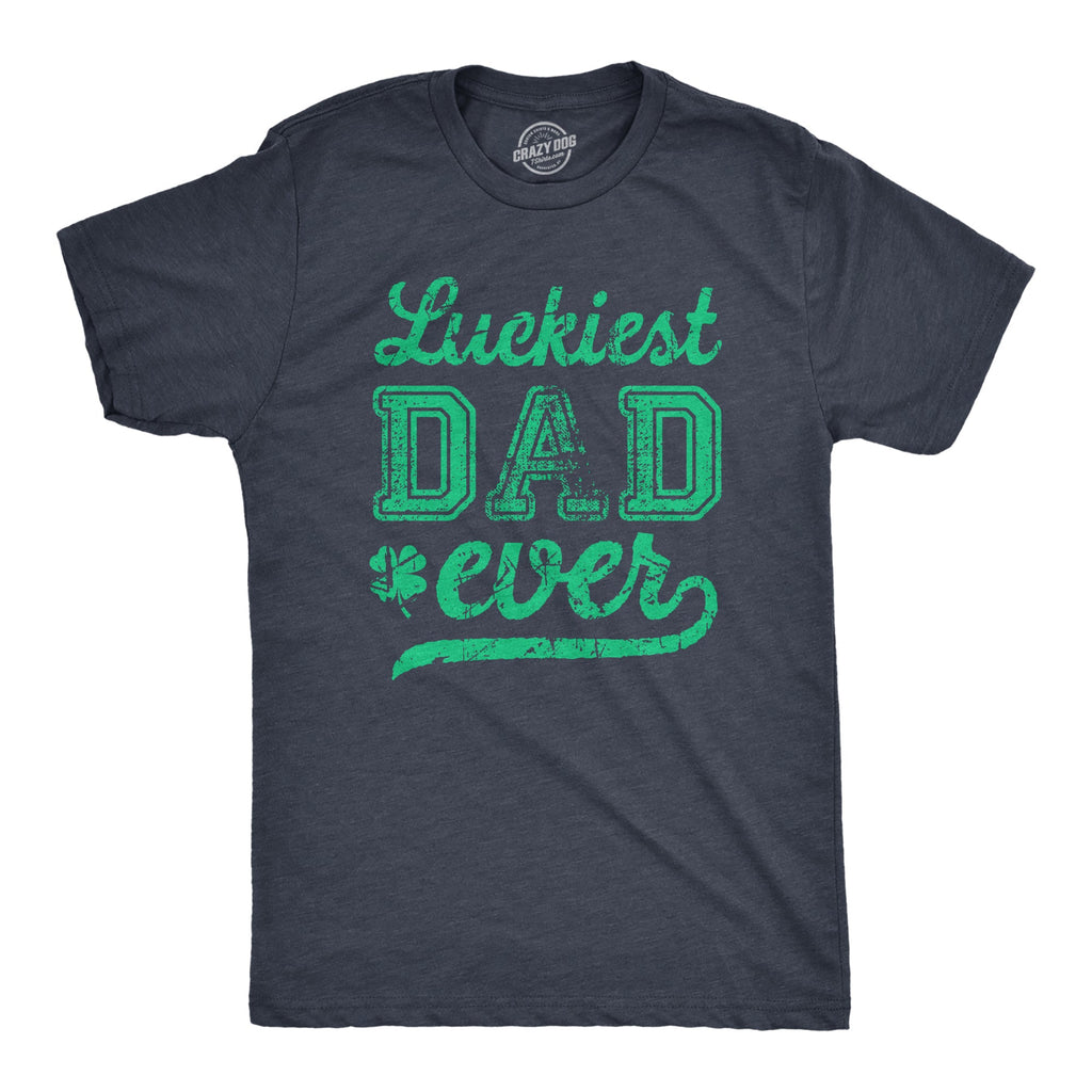 Luckiest Dad Ever Men's T Shirt product image 1