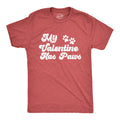 My Favorite Valentine Has Paws Men's T Shirt product image 1