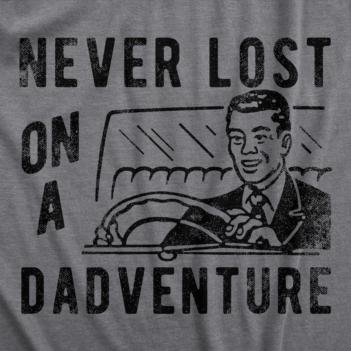 Never Lost On A Dadventure Men's T Shirt product image 2