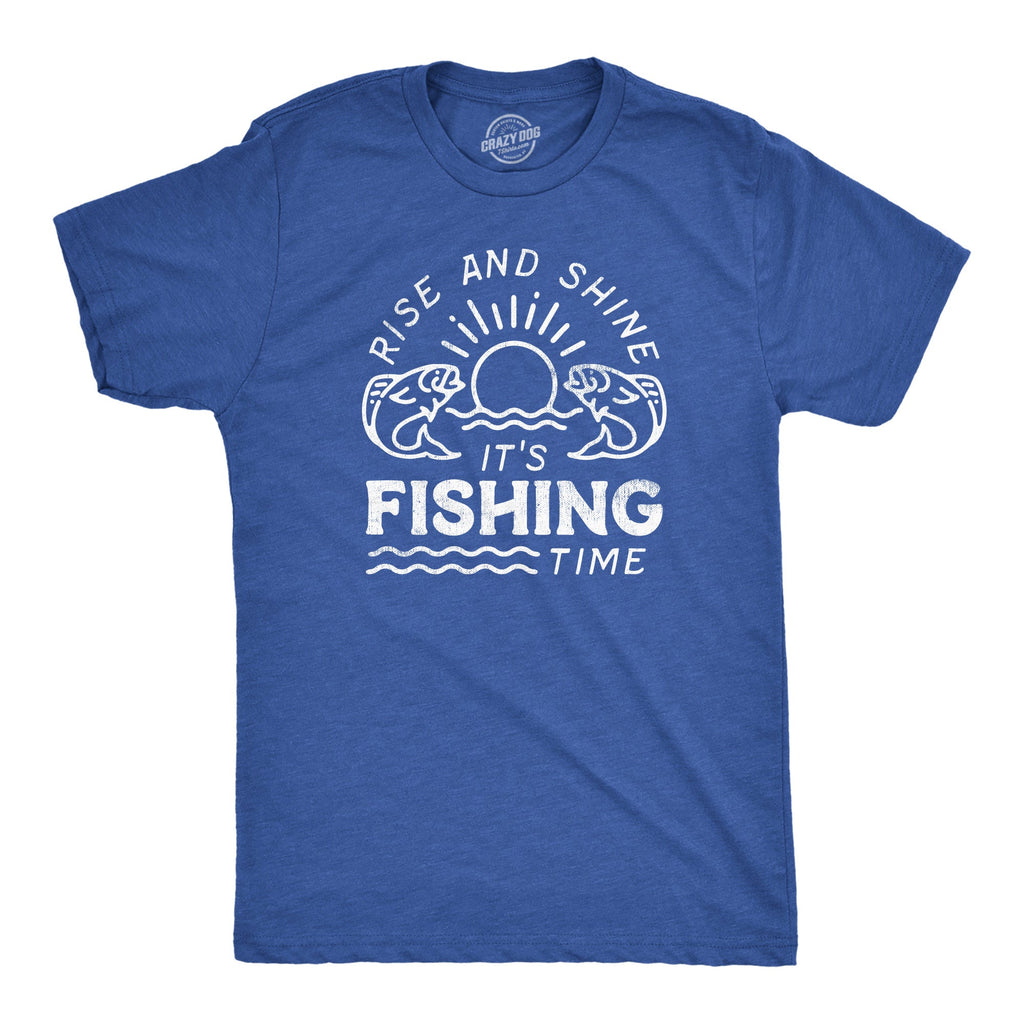 Rise And Shine Its Fishing Time Men's T Shirt product image 1