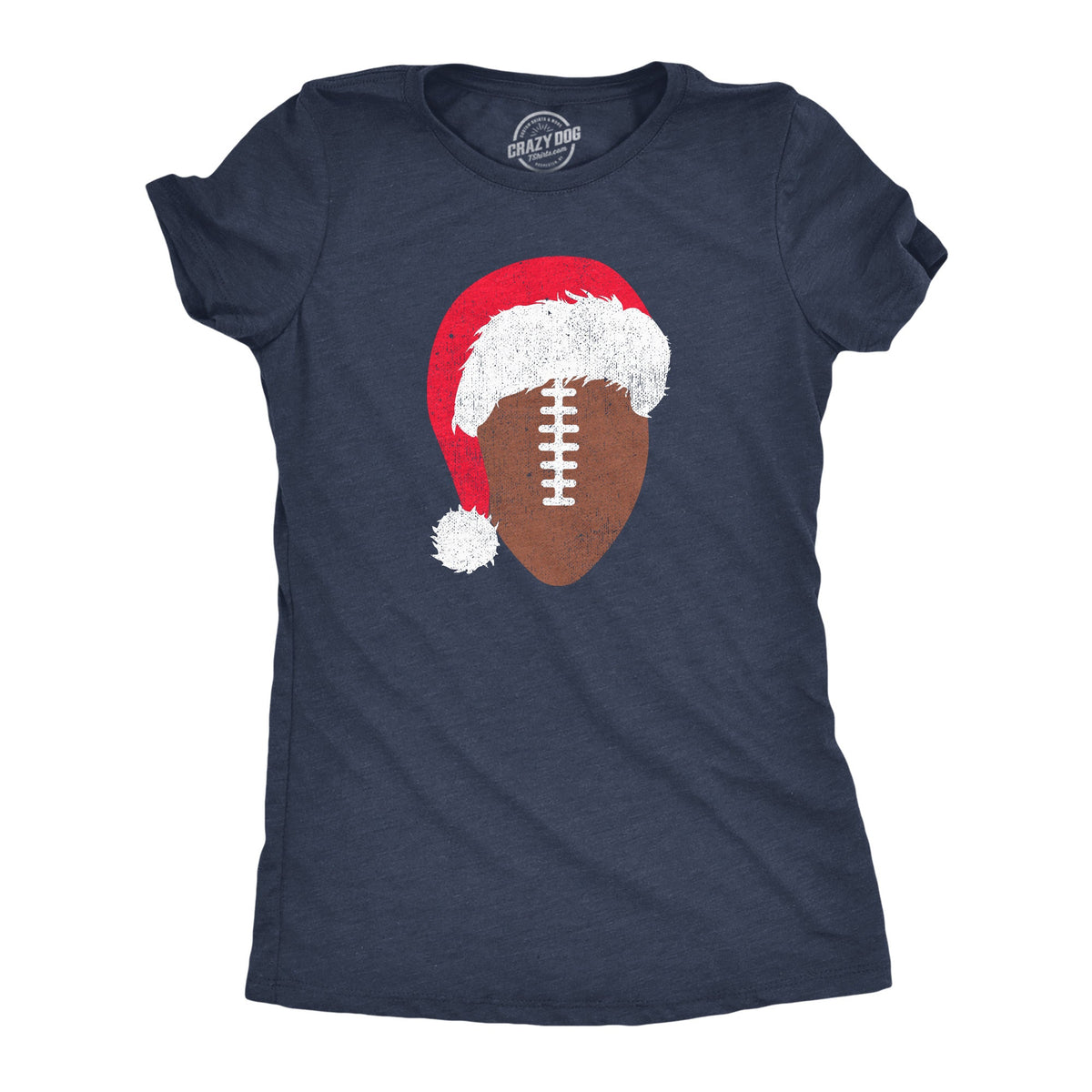 Santa Football Women's T Shirt product image 1
