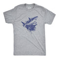 Shark Ink Splatter Men's T Shirt product image 1