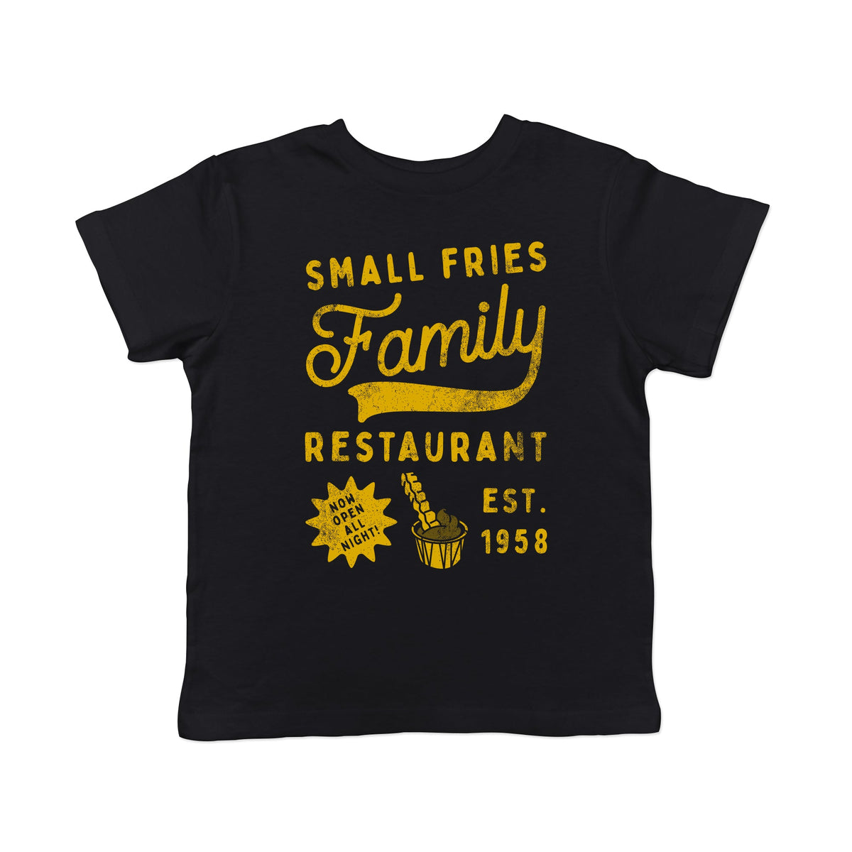 Small Fries Family Restaurant Toddler T Shirt product image 1