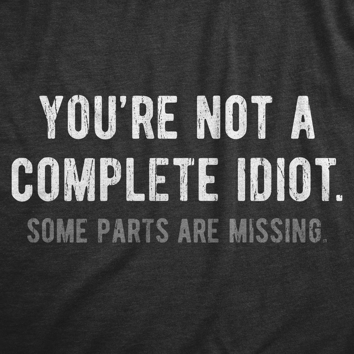 Youre Not A Complete Idiot Some Parts Are Missing Men's T product image 2