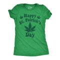 Happy Saint Patricks Day Weed Women's T Shirt product image 1