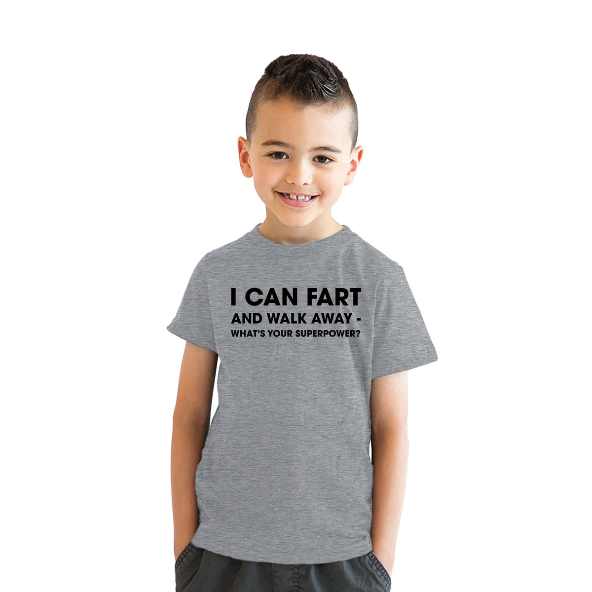 I Can Fart And Walk Away Whats Your Superpower Youth T Shirt product image 2