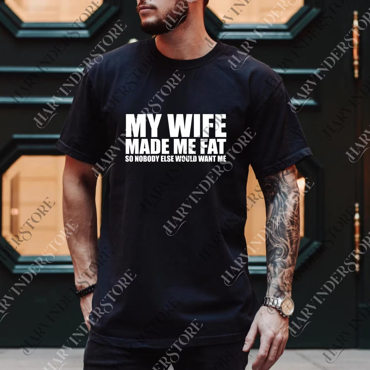 My Wife Made Me Fat Graphic Tee product image 1