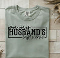 On My Husband's Last Nerve Graphic Tee product image 1