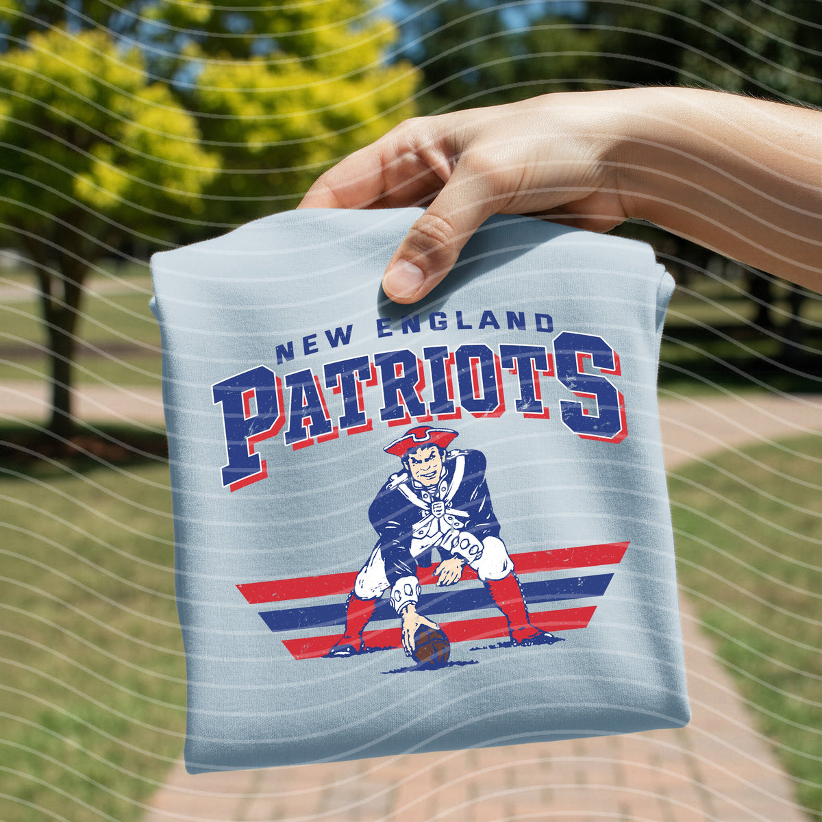 Vintage Team Patriots Graphic Tee product image 2