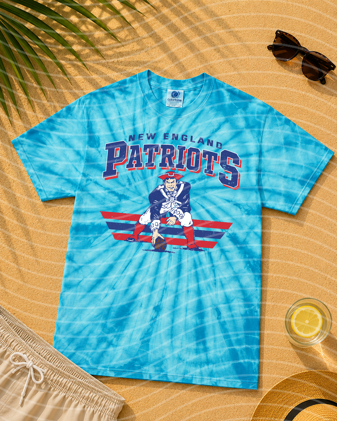 Vintage Team Patriots Graphic Tee product image 1