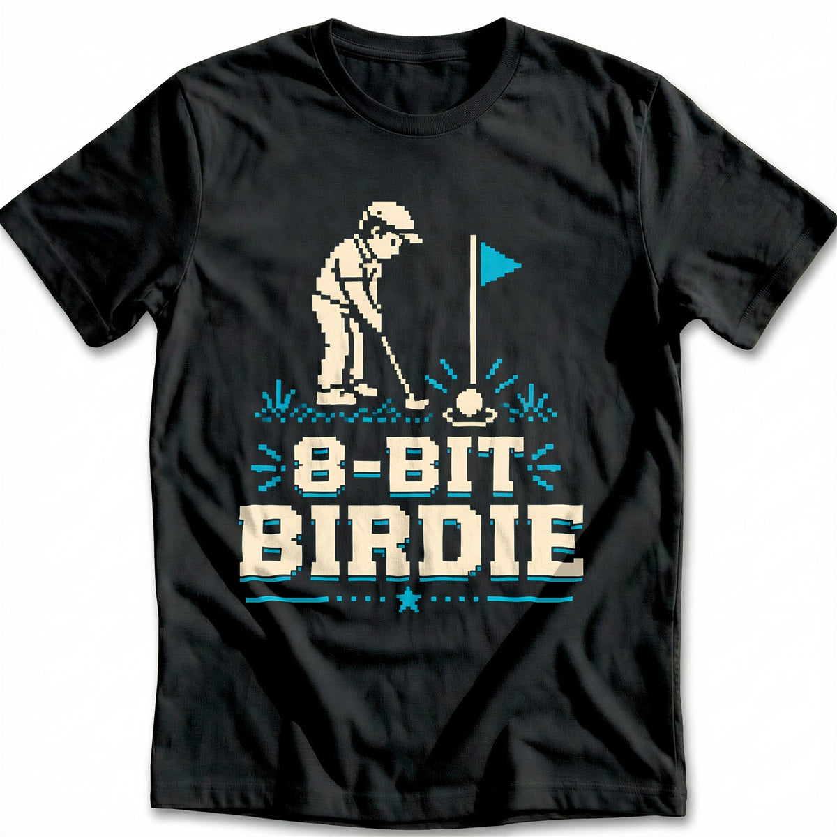 8 Bit Birdie Pixel Golf T-Shirt EU product image 3