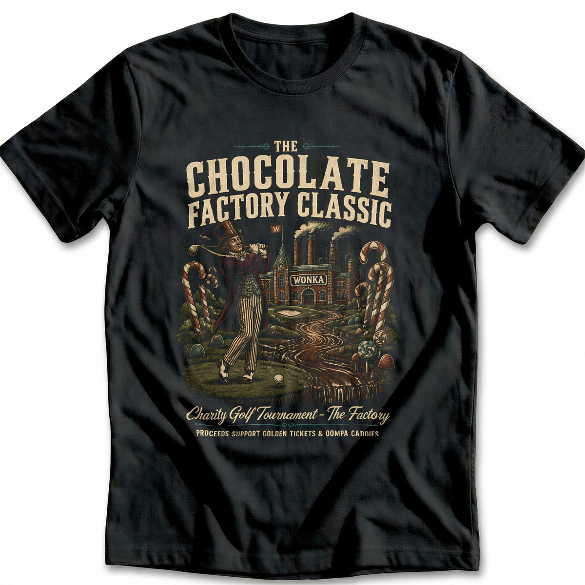 Chocolate Factory Classic Golf T-Shirt US product image 2