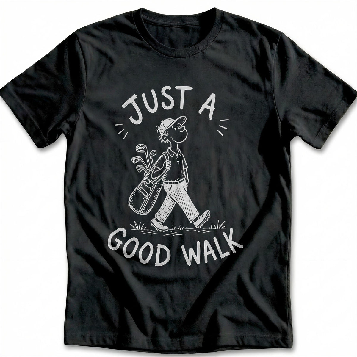 Good Walk Doodle Golf T-Shirt AU product image 1