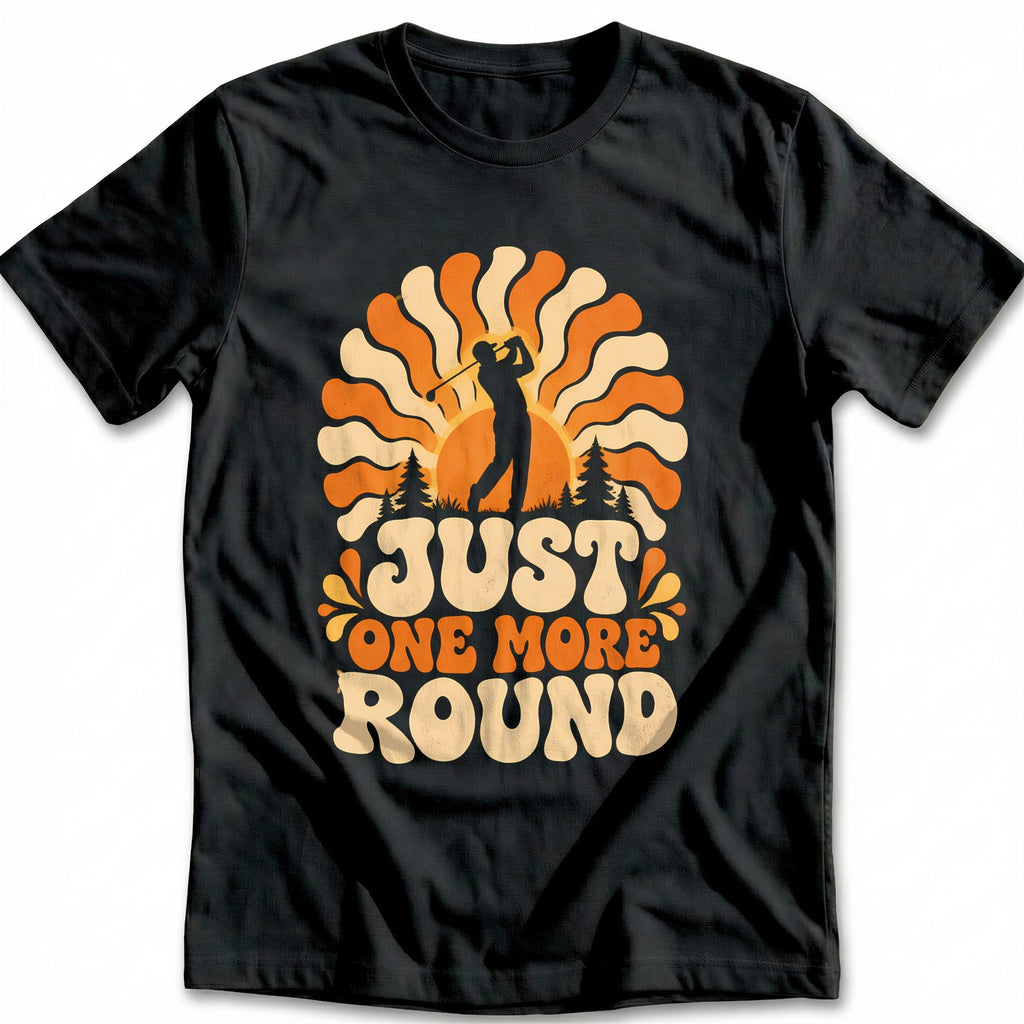 Just One More Round 70s Golf T-Shirt product image 1