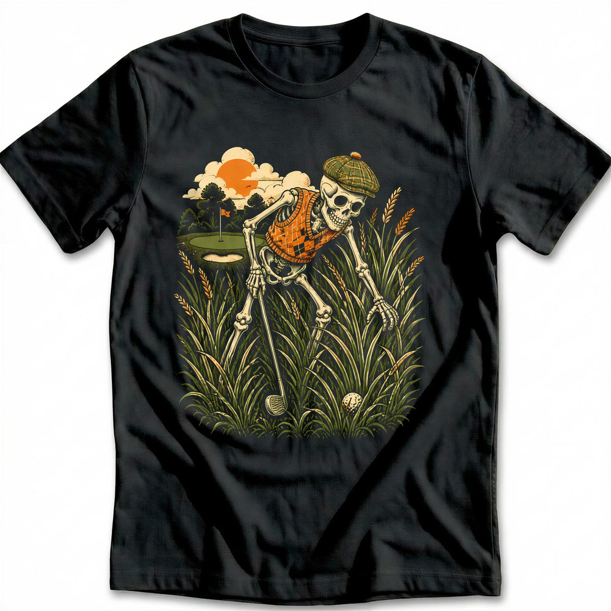 Skeleton in the Rough Golf T-Shirt GC product image 1