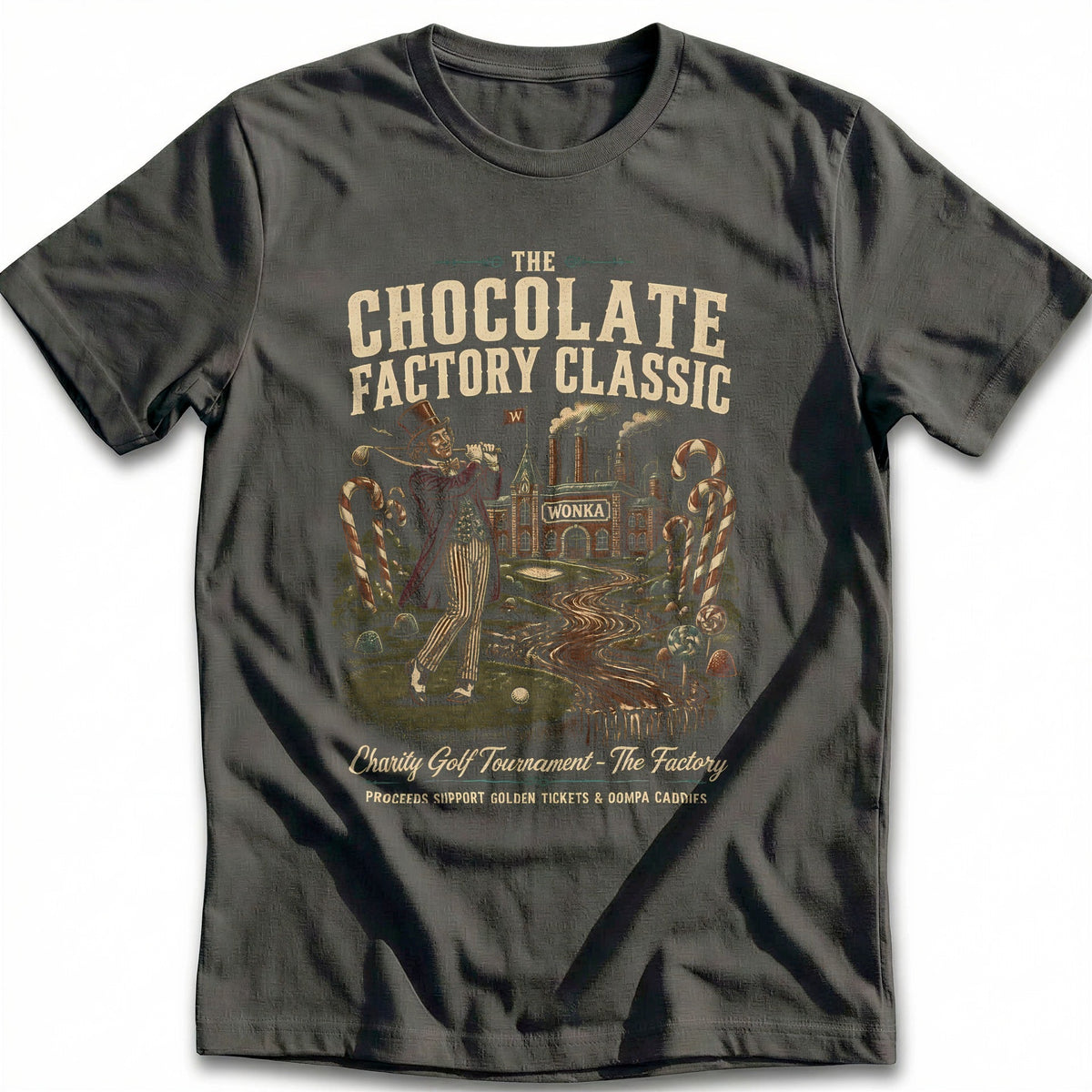 Chocolate Factory Classic Golf T-Shirt US product image 3