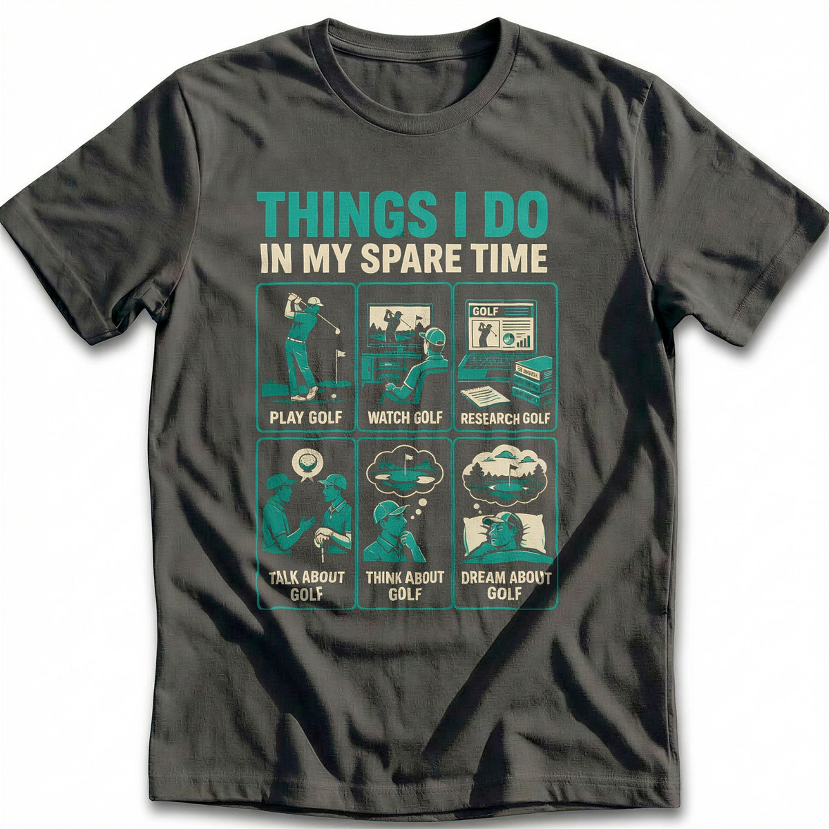 Duotone Teal Golf T-Shirt GC product image 3