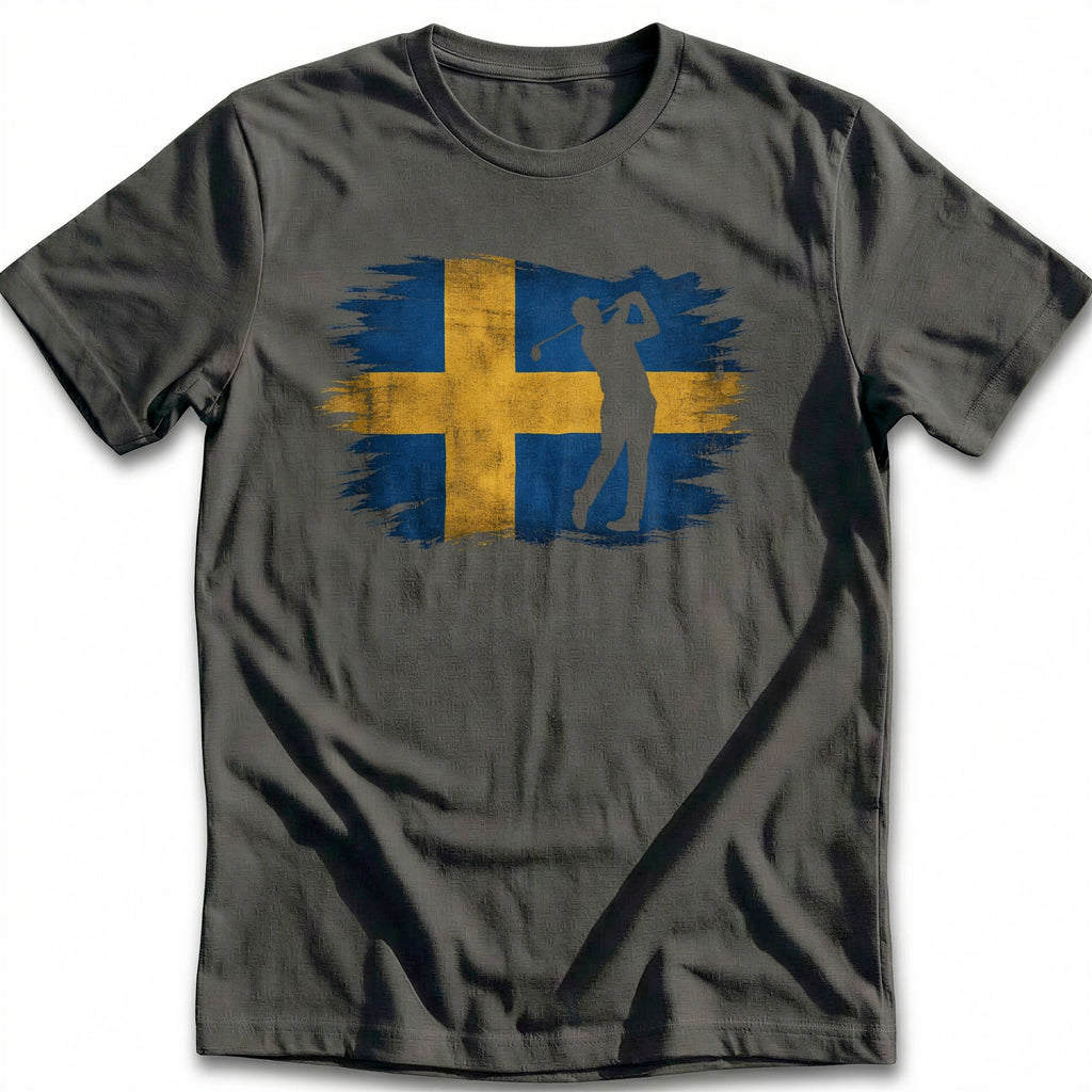 Sweden Golf Flag T-Shirt GC product image 3