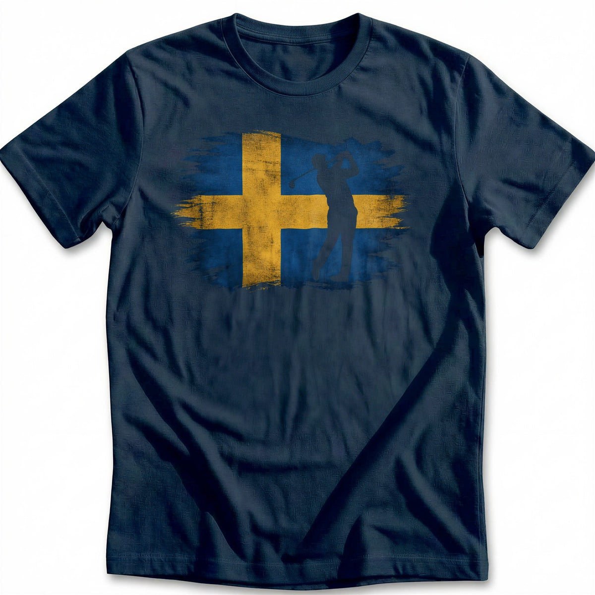 Sweden Golf Flag T-Shirt GC product image 1