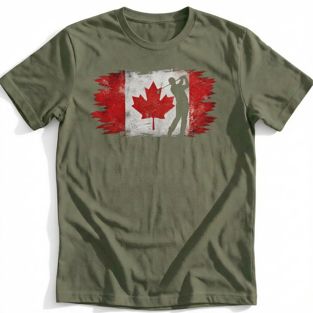 Canada Golf Flag T-Shirt AU product image 4