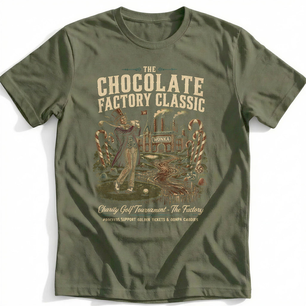 Chocolate Factory Classic Golf T-Shirt US product image 4