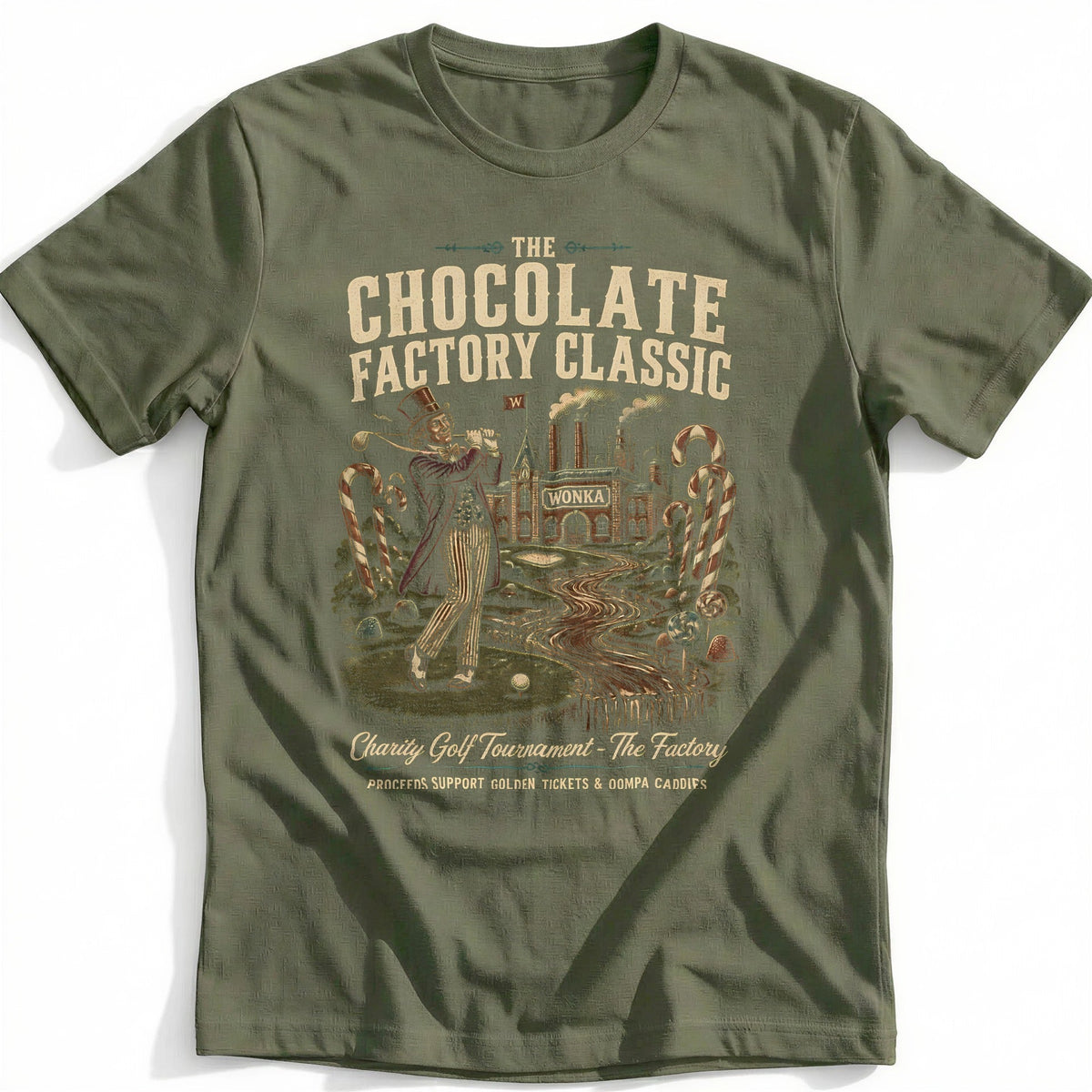 Chocolate Factory Classic Golf T-Shirt US product image 4
