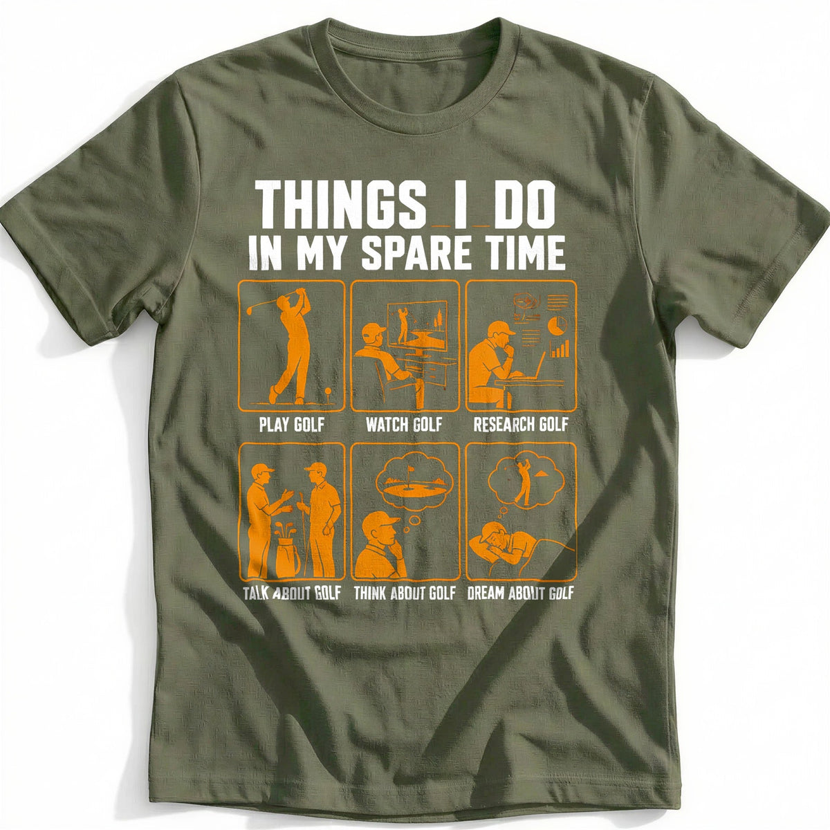 Classic Orange Golf T-Shirt GC product image 4