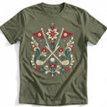 Folk Floral Clubs Golf T-Shirt AU product image 1