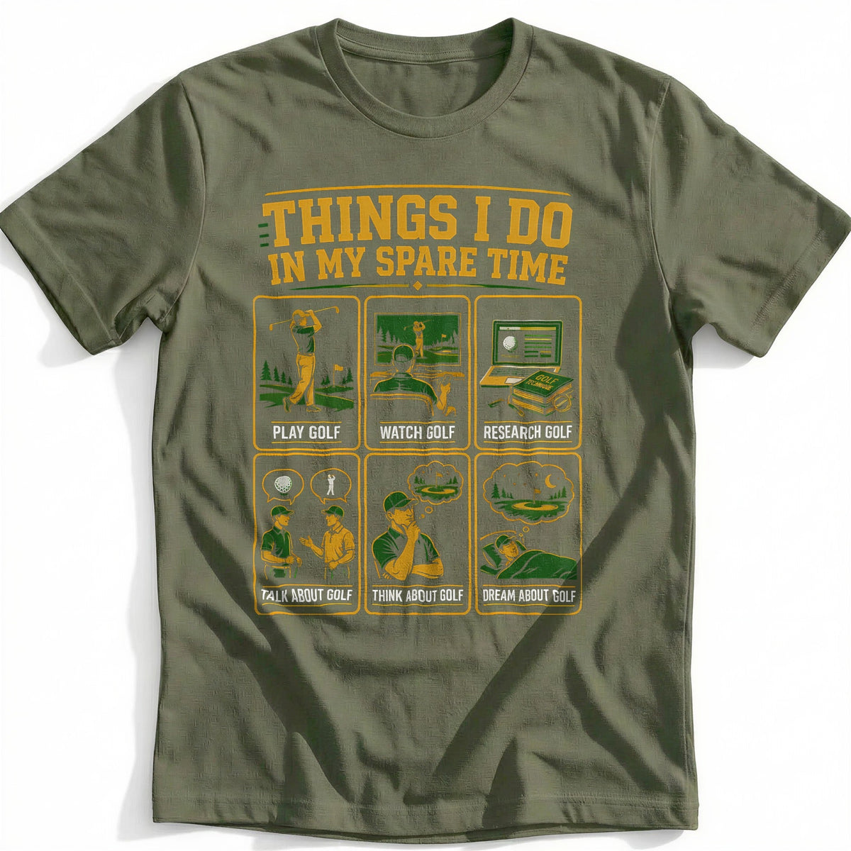 Green Gold Golf T-Shirt GC product image 4