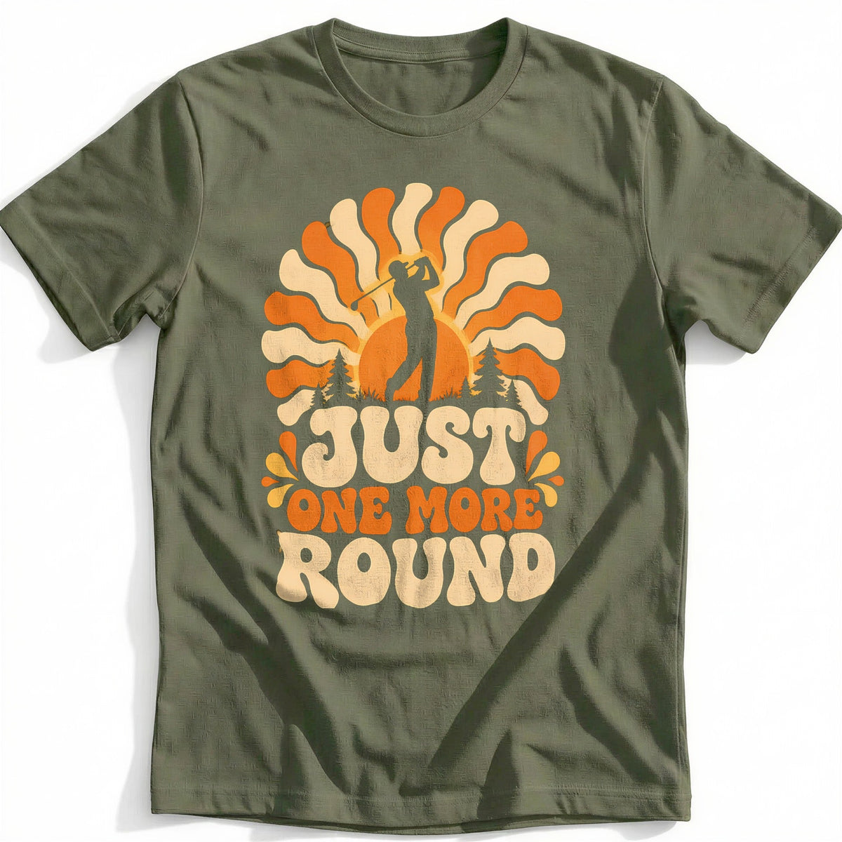 Just One More Round 70s Golf T-Shirt product image 4