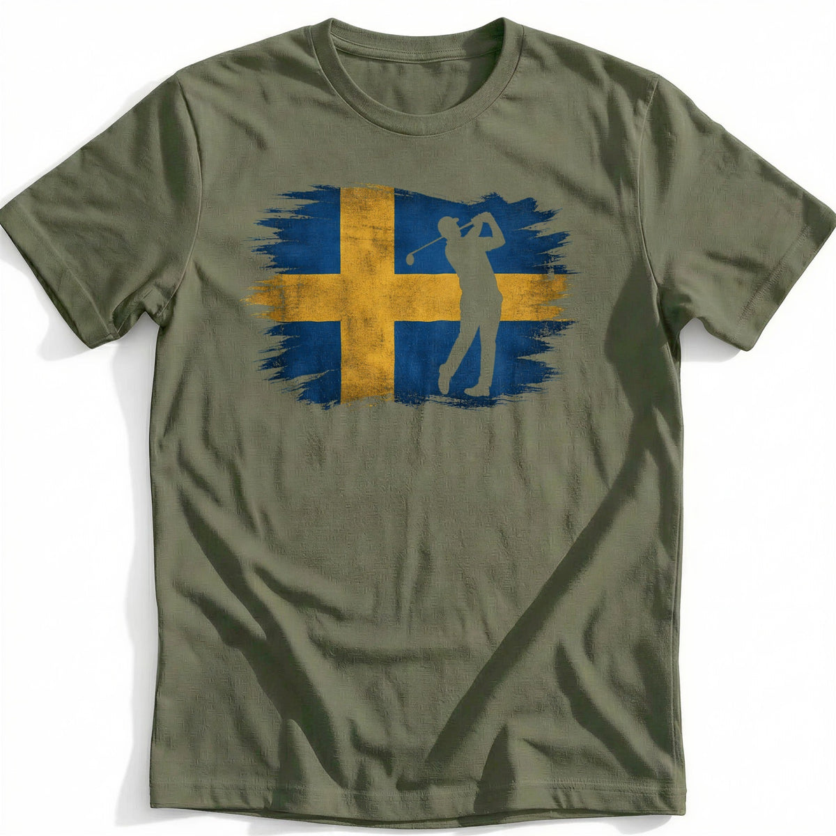 Sweden Golf Flag T-Shirt GC product image 4