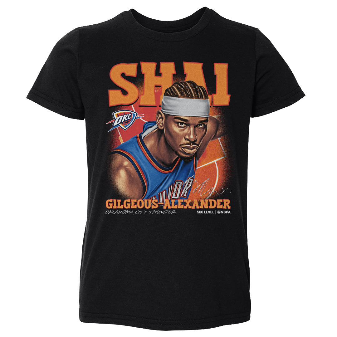 Shai Gilgeous-Alexander Oklahoma City Thunder Airbrush WHT product image 1